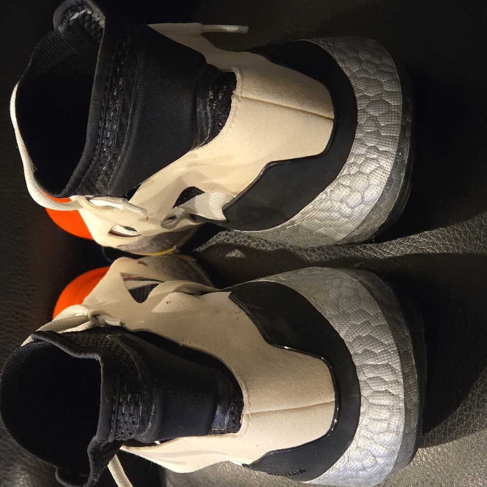 Adidas by Stella McCartney Orange and Black Sneakers - Picture 4 of 4